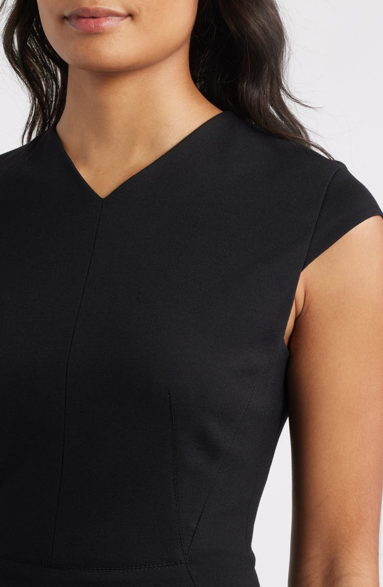 BOSS Dulisa Sheath Dress, Alternate, color, Black