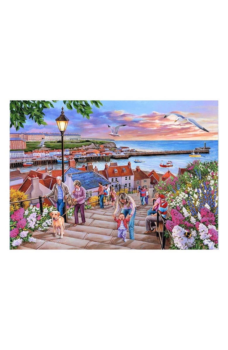The House of Puzzles 199 Steps Whitby 1000-Piece Jigsaw Puzzle, Alternate, color, 