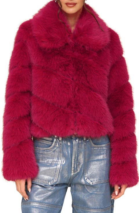 Faux Fur Crop Jacket