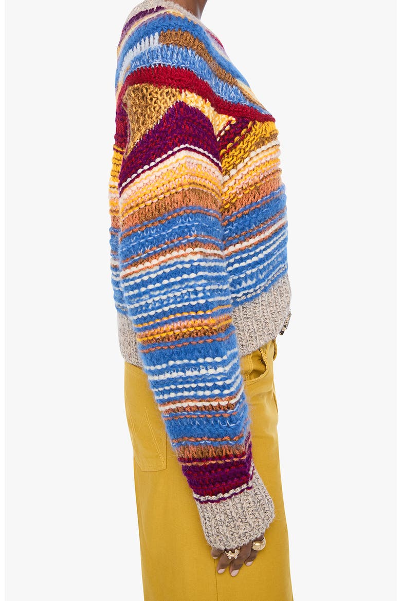 The Boxy Jumper Cotton Sweater, Alternate, color, MULTI COLOR