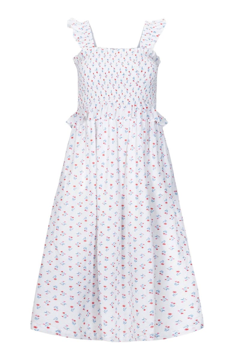 Hope & Henry Women's Organic Smocked Sundress, Alternate, color, Paris Floral