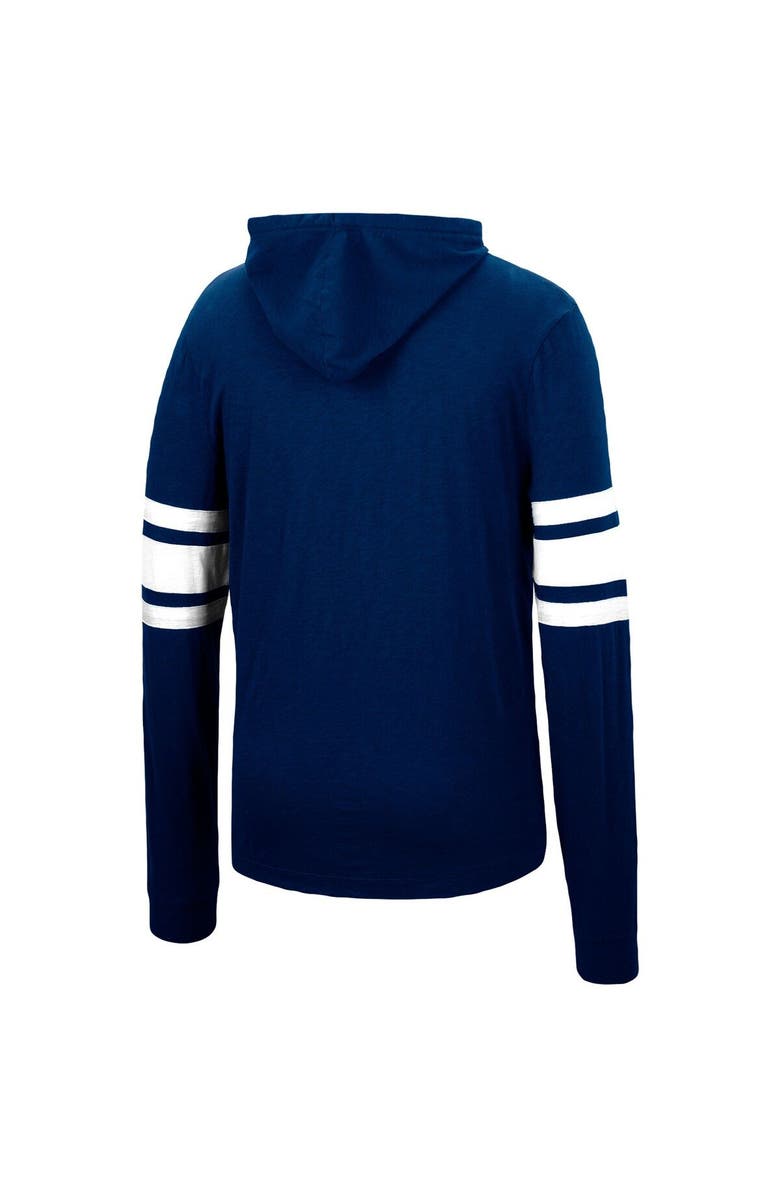 COLOSSEUM Men's Colosseum Navy Penn State Nittany Lions Lebowski Hoodie Long Sleeve T-Shirt, Alternate, color, 