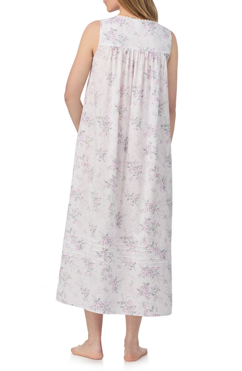 Eileen West Floral Cotton Ballet Nightgown, Alternate, color, Rosbudpt