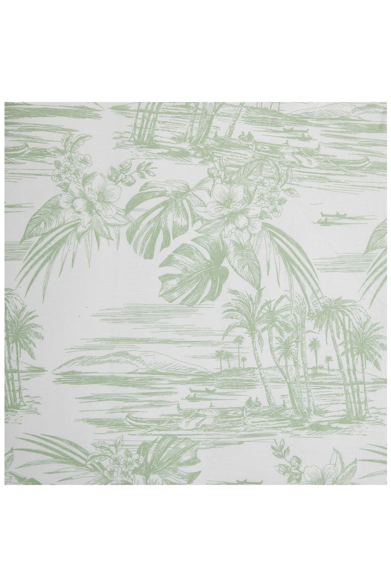 Beach Bluff Toile Cotton Comforter & Sham Set, Alternate, color, LIGHT GREEN