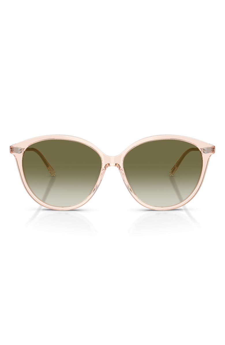Oliver Peoples Soleau 60mm Butterfly Sunglasses, Main, color, Cherry Blossom / Olive