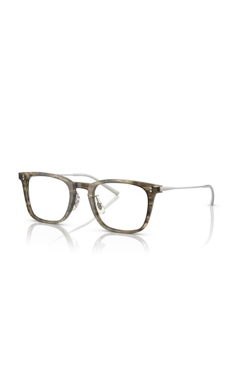 Oliver Peoples 49mm Rectangle optical glasses in Green at Nordstrom