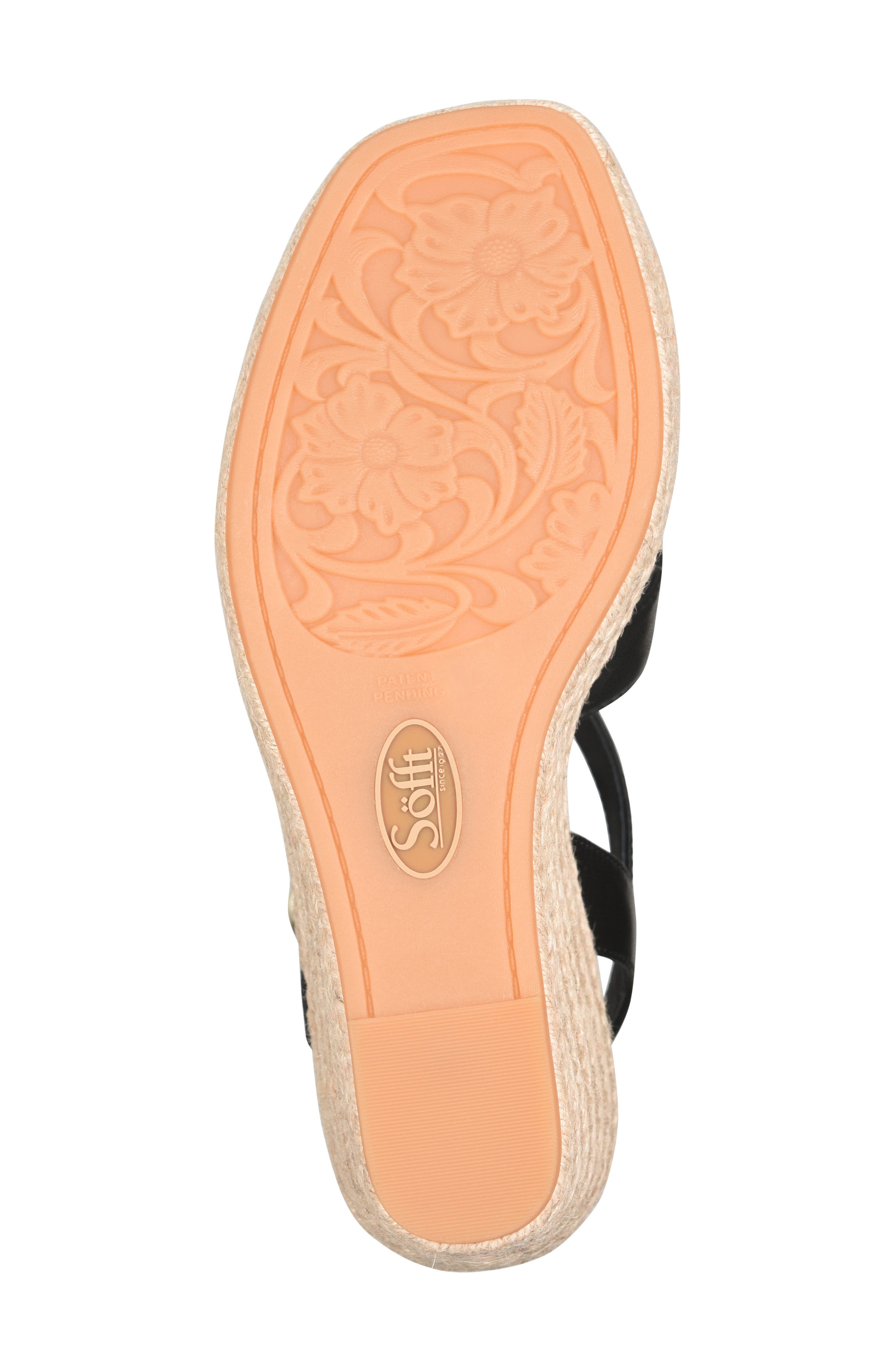 Söfft Norma Slingback Espadrille Platform Wedge Sandal, Alternate, color, 