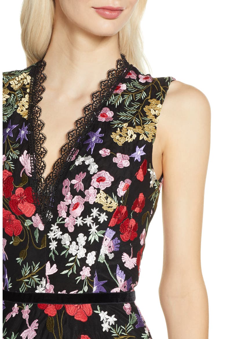 Bronx and Banco Alicia Floral Minidress, Alternate, color, MULTICOLOR