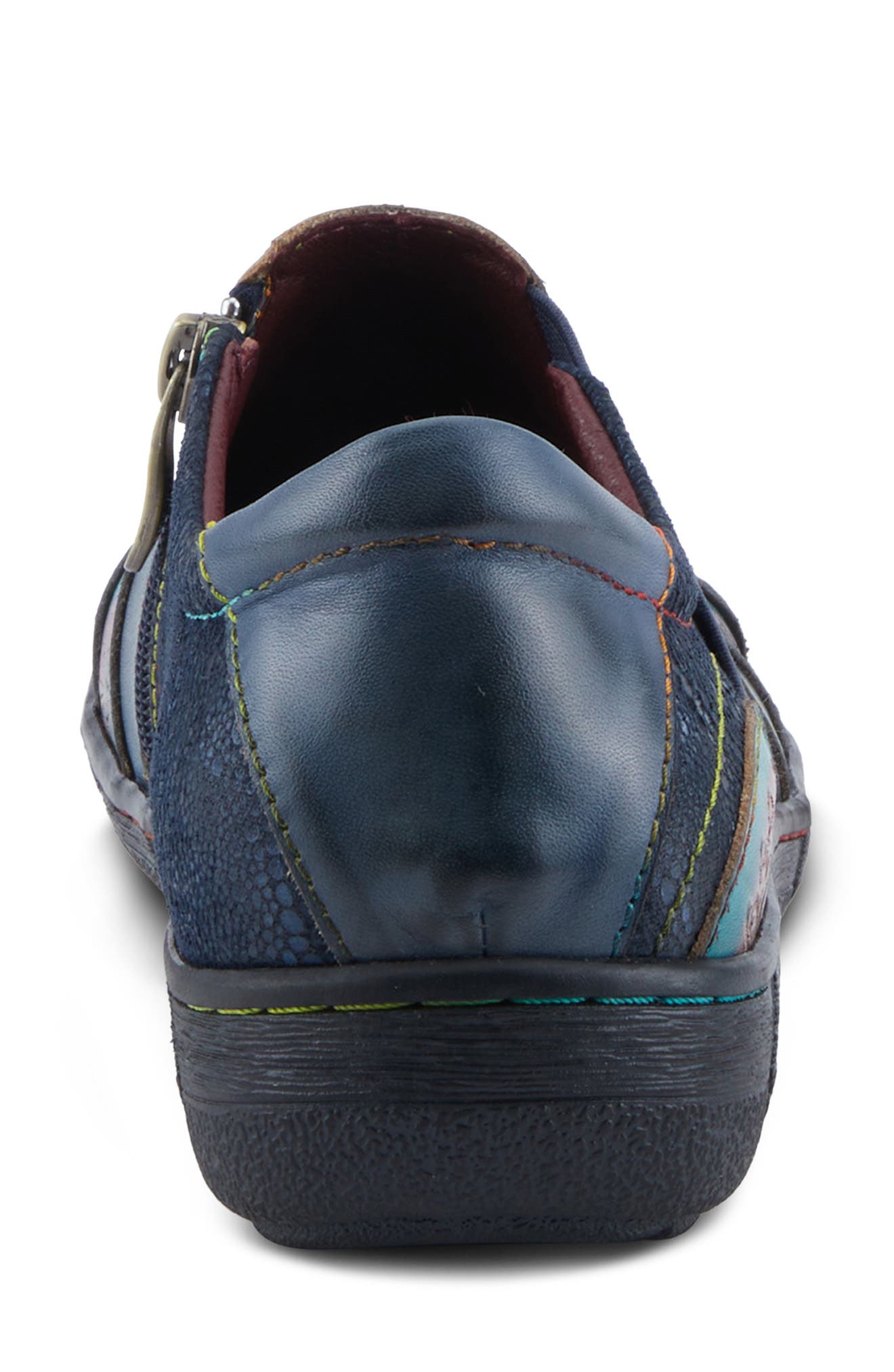 Lata Flat, Alternate, color, NAVY MULTI