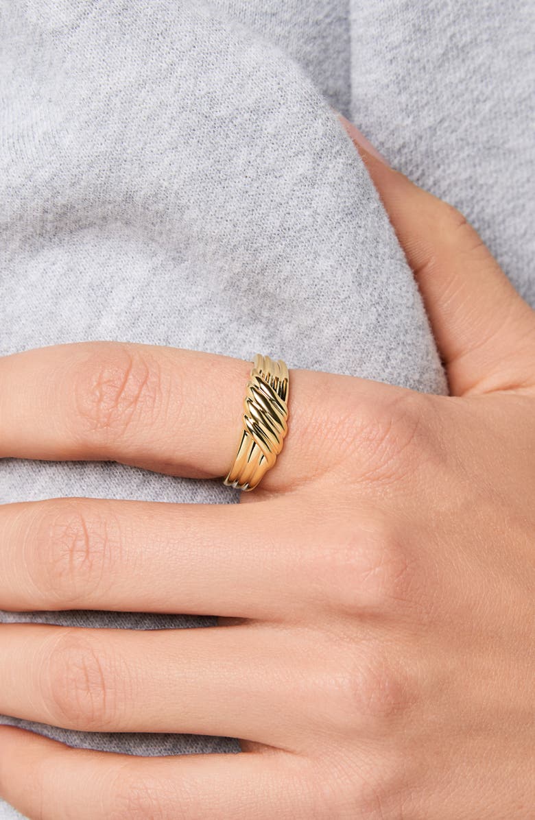 Ana Luisa Gold Band Ring - Lydia, Alternate, color, Gold