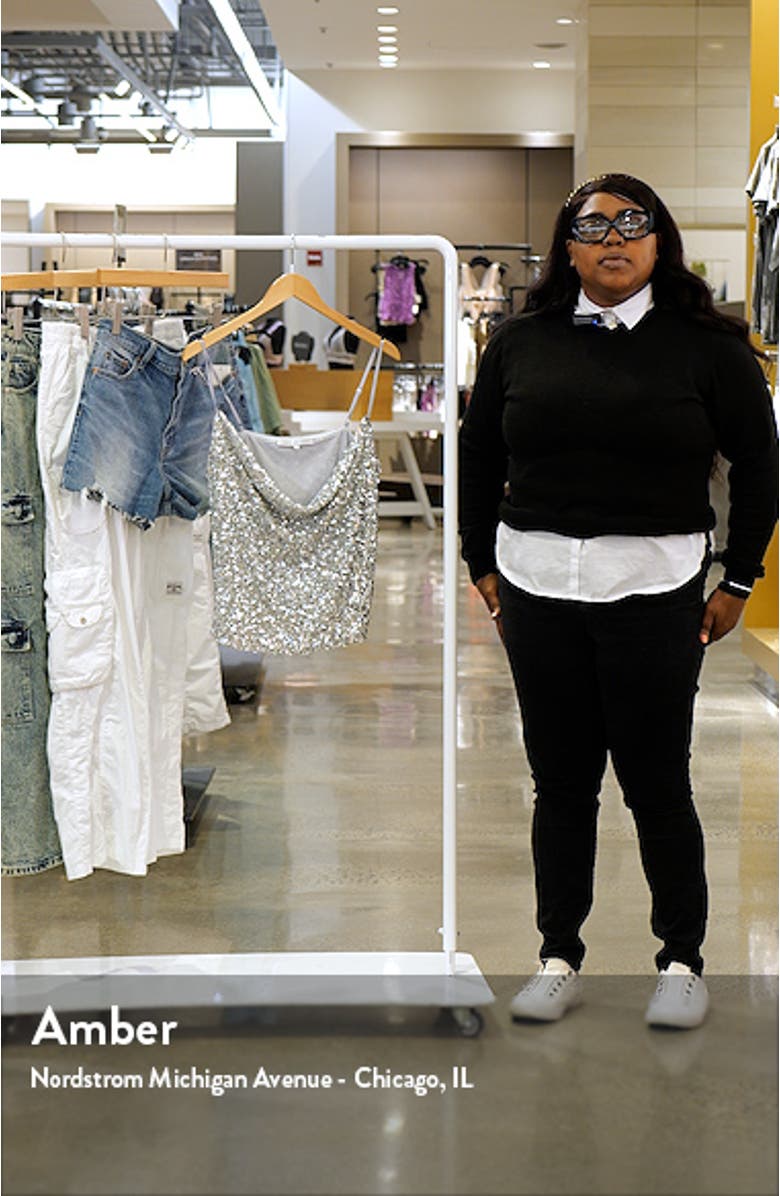 Cowl Neck Sequin Camisole, sales video thumbnail