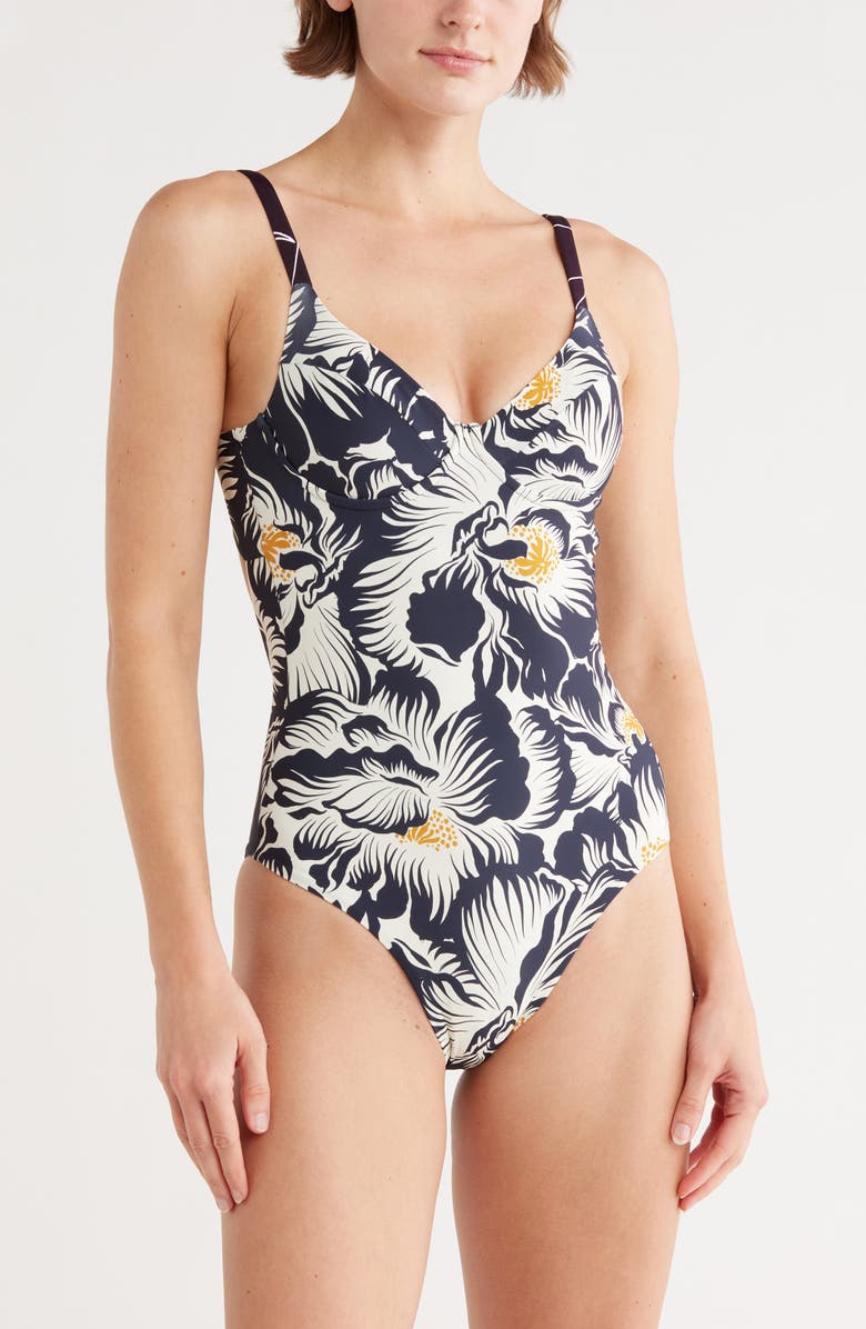 Maaji Danish Reversible One-Piece Swimsuit, Main, color,
