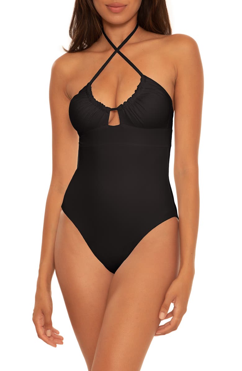 Becca Multiway One-Piece Swimsuit, Main, color, 
