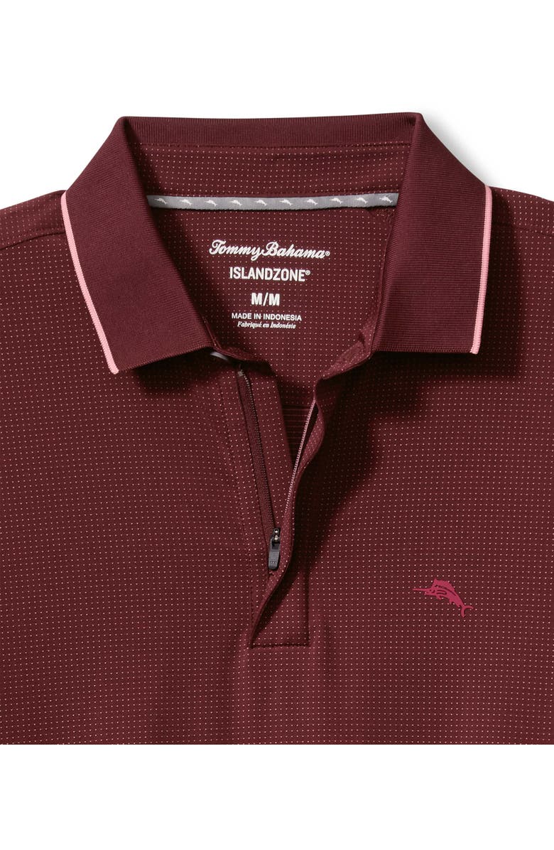Tommy Bahama Palm Desert Fairaway Long Sleeve Polo, Alternate, color, Aged Claret