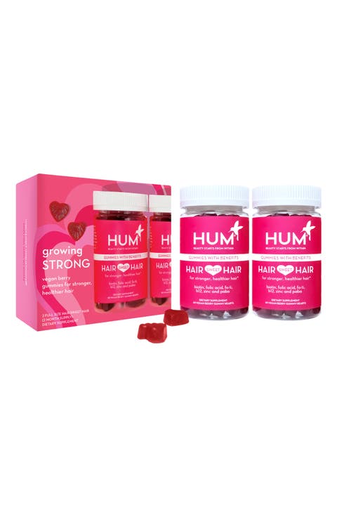 Growing Strong Hair Sweet Hair Duo Vegan Gummies Set