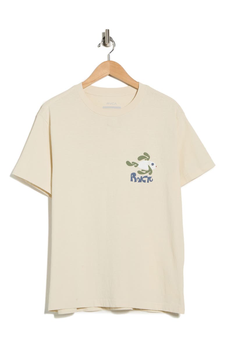 LA Fish School Graphic T-Shirt, Alternate, color, CERAMIC