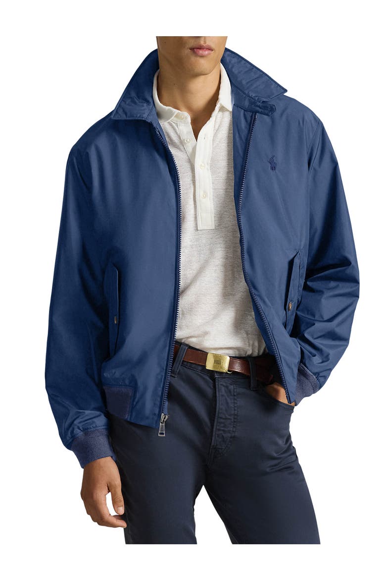Big & Tall Packable Classon Windbreaker Jacket, Main, color, NIGHT NAVY