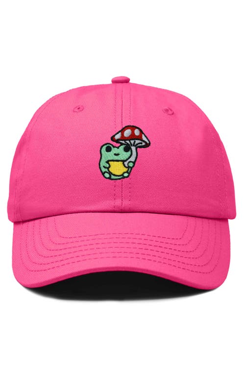 DALIX DALIX MUSHROOM FROG EMBROIDERED HAT 