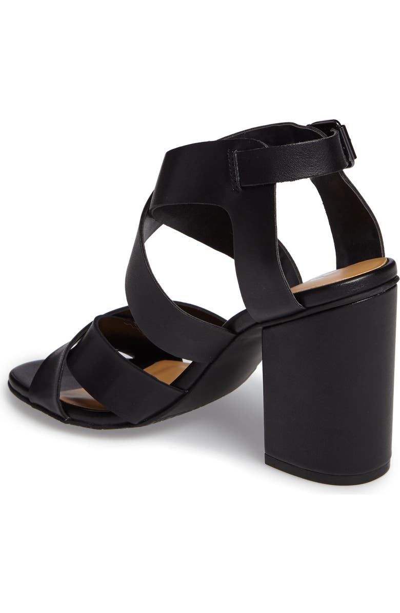 BP. Terry Block Heel Sandal, Alternate, color,