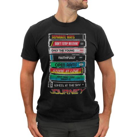 Men's Journey Tape Deck Stack  Graphic T-Shirt