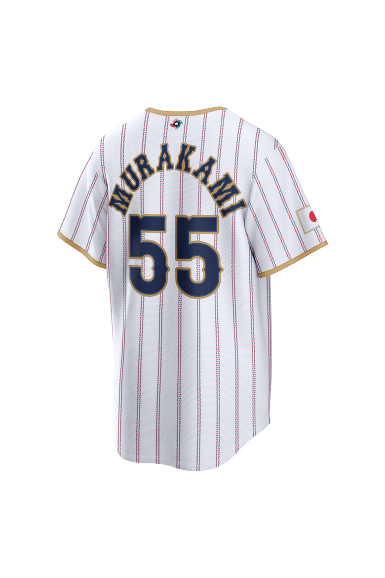 Men's Nike Munetaka Murakami White Japan Baseball 2026 World Baseball Classic Home Stadium Jersey, Alternate, color, White