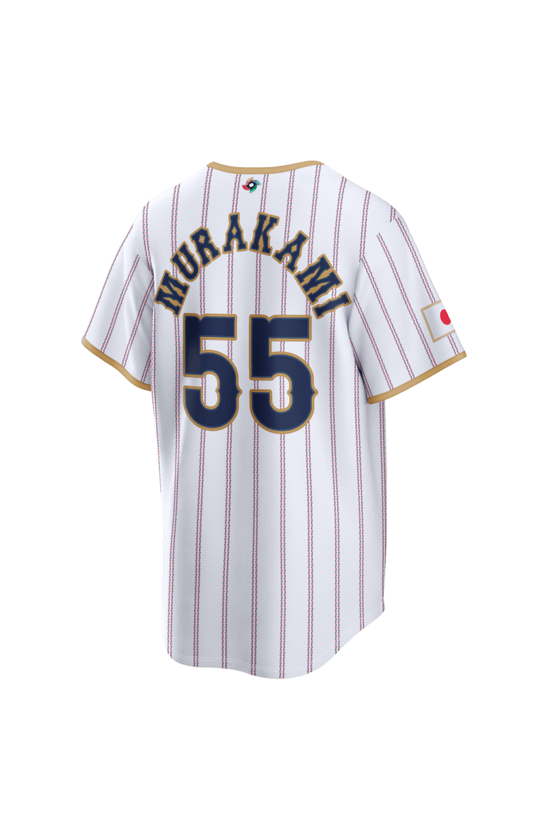 Nike Men's Nike Munetaka Murakami White Japan Baseball 2026 World Baseball Classic Home Stadium Jersey, Alternate, color, White