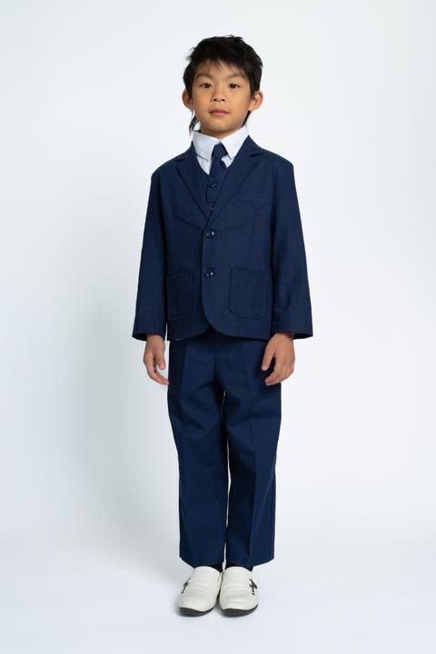 Kids' Joey Safari 5-Piece Linen Suit (Baby, Toddler, Little Kid & Big Kid)