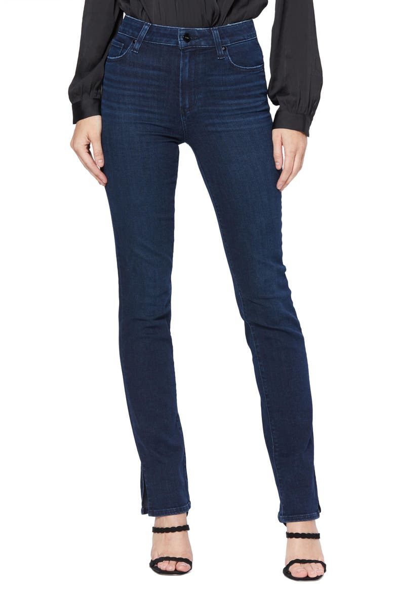 Transcend - Hoxton High Waist Straight Leg Jeans, Main, color, JORAH
