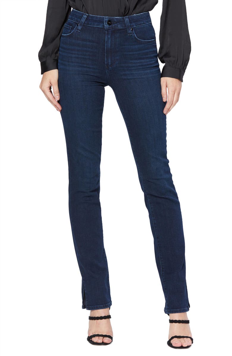 PAIGE Transcend - Hoxton High Waist Straight Leg Jeans, Main, color, 