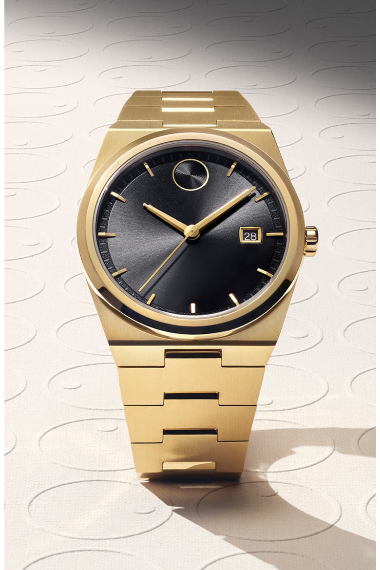 Quest Bracelet Watch, 40mm, Alternate, color, BLACK DIAL