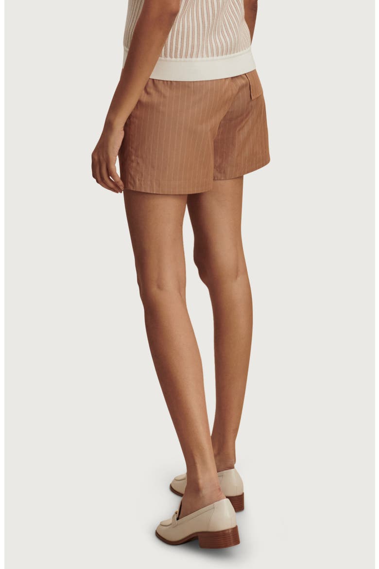 Marius Stripe Shorts, Alternate, color, CAMEL STRIPE