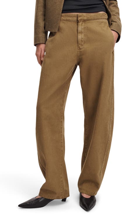 Vito Barrel Leg Canvas Pants