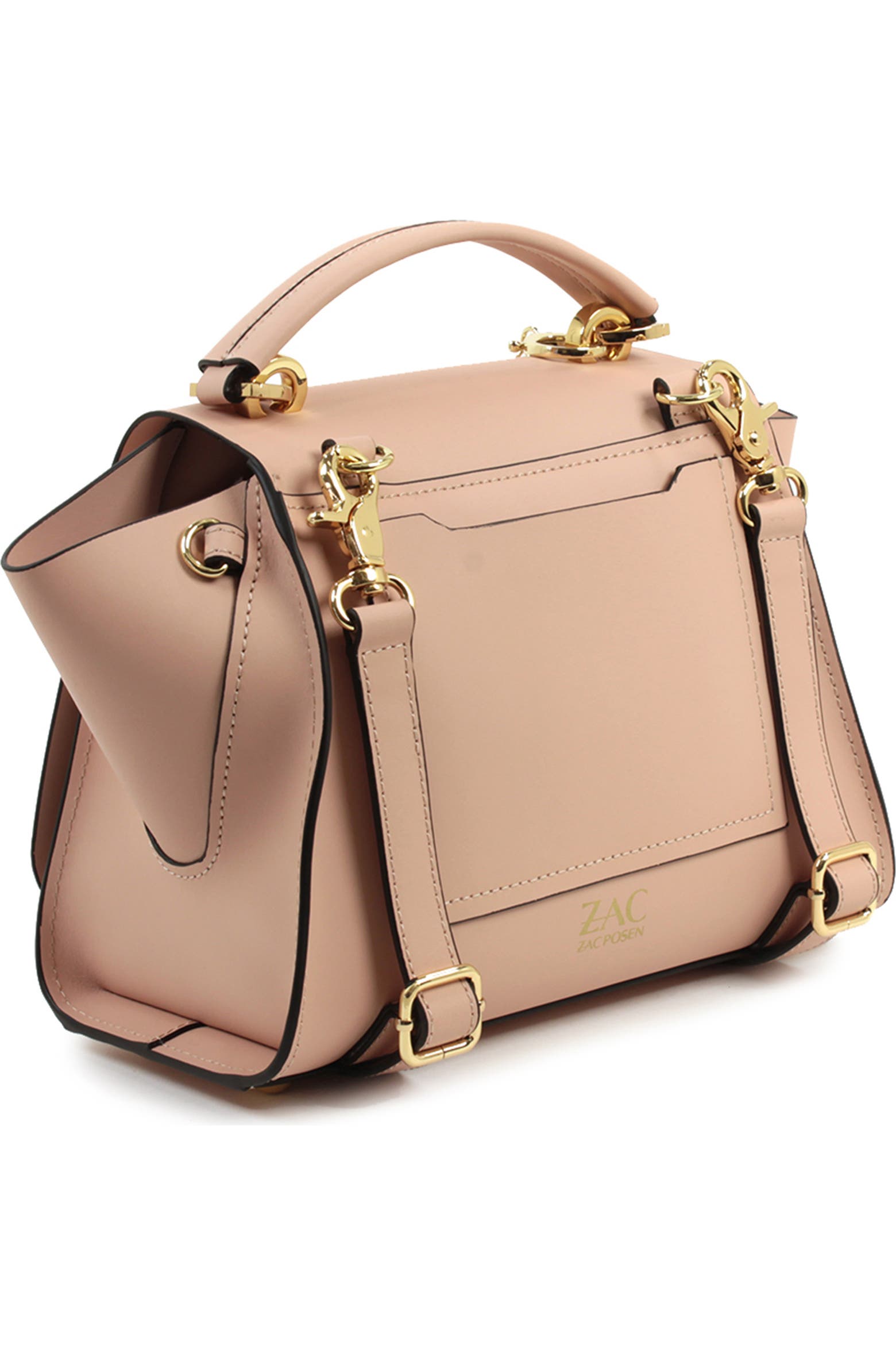Posen ZAC Zac Posen Eartha Soft Top Handle Convertible Satchel (Women ...