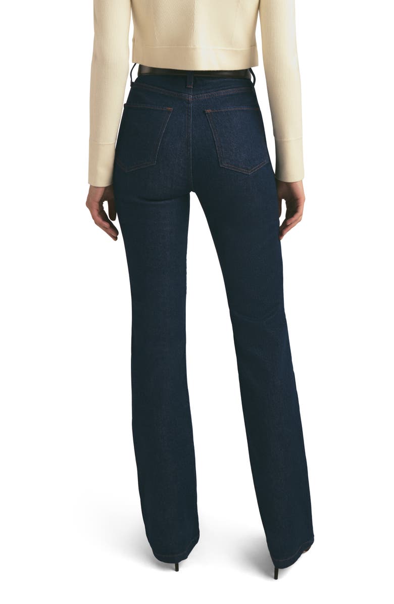 Favorite Daughter The Valentina Super High Waist Mini Bootcut Jeans, Alternate, color, Pepper