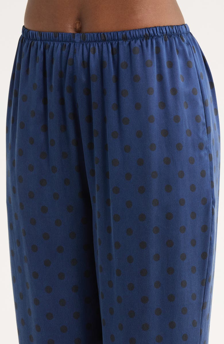 Lunya Print Washable Silk Pajamas, Alternate, color, Blu Ellip