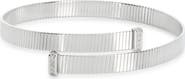MESHMERISE Diamond Ribbed Cuff Bracelet
