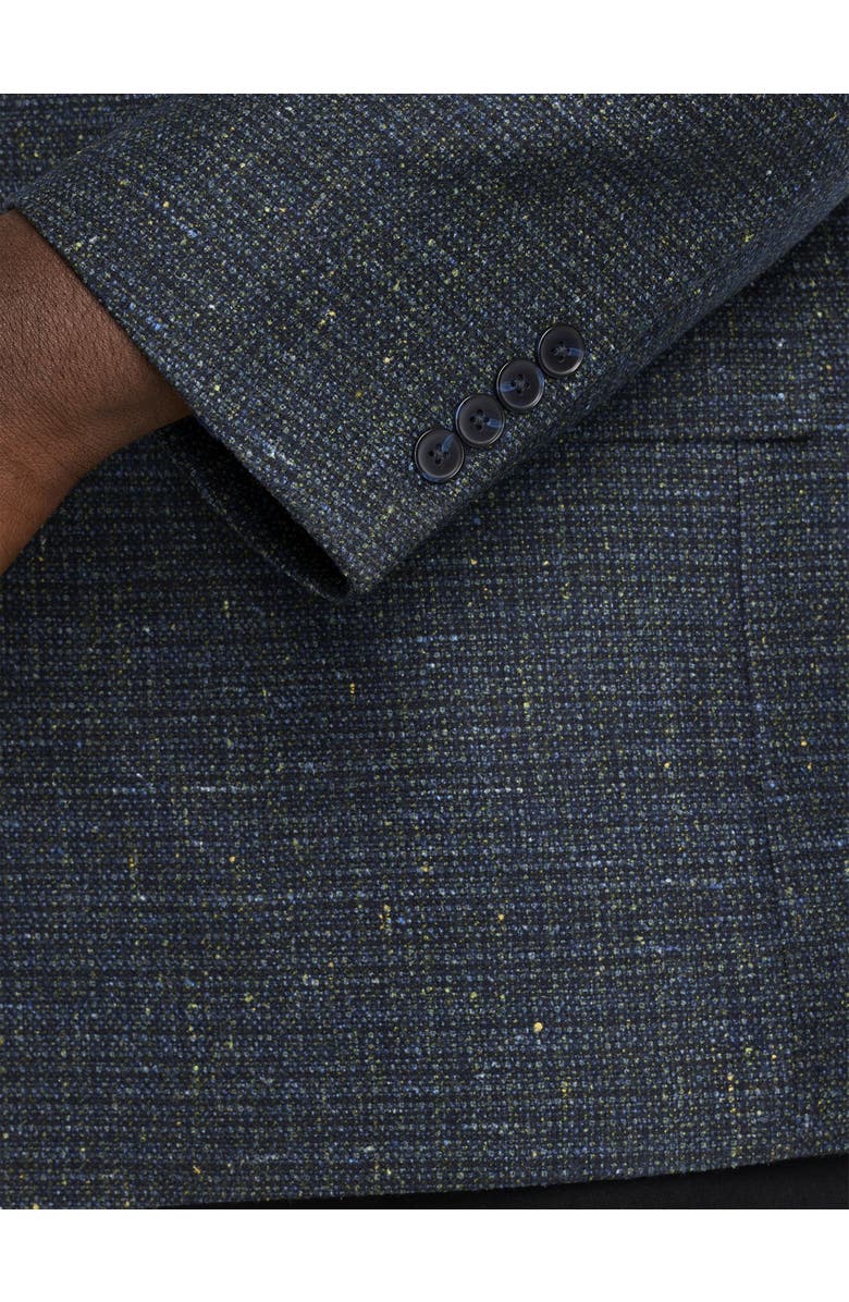 Oak Hill Premium by DXL Textured Sport Coat, Alternate, color, Teal