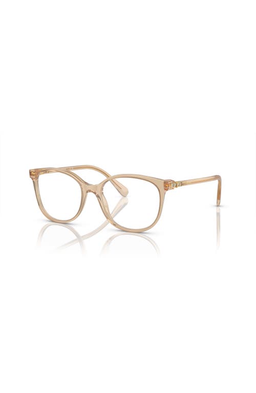 Swarovski 51mm Square Optical Glasses In Neutral