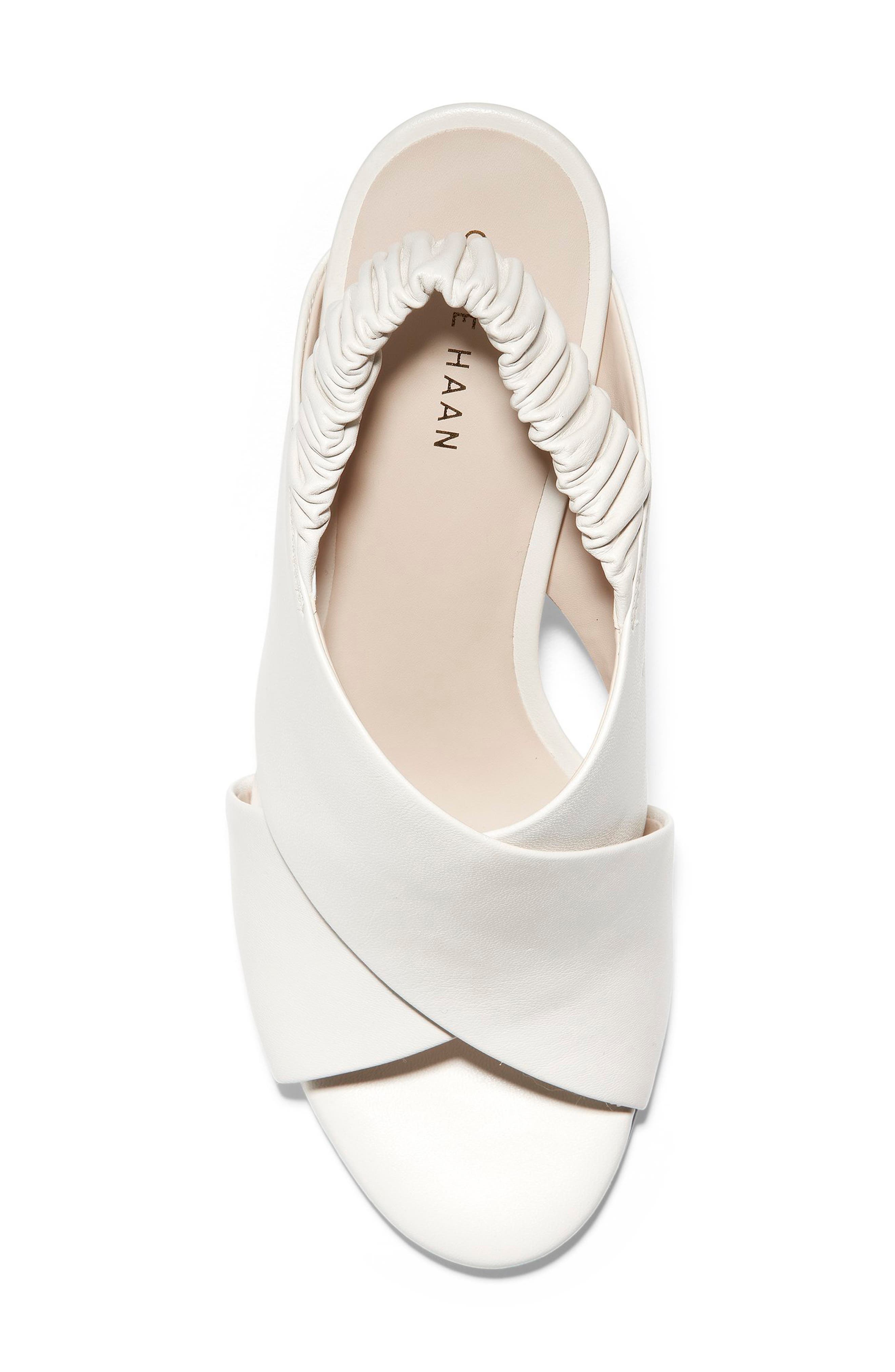 Anastasia Slingback Sandal, Alternate, color, IVORY LEATHER