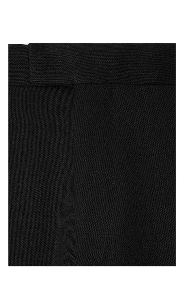 Burberry Wool Tuxedo Trousers, Alternate, color, Black