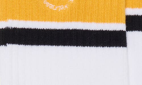 Sporty And Rich Sporty & Rich Roller Logo Embroidered Crew Socks