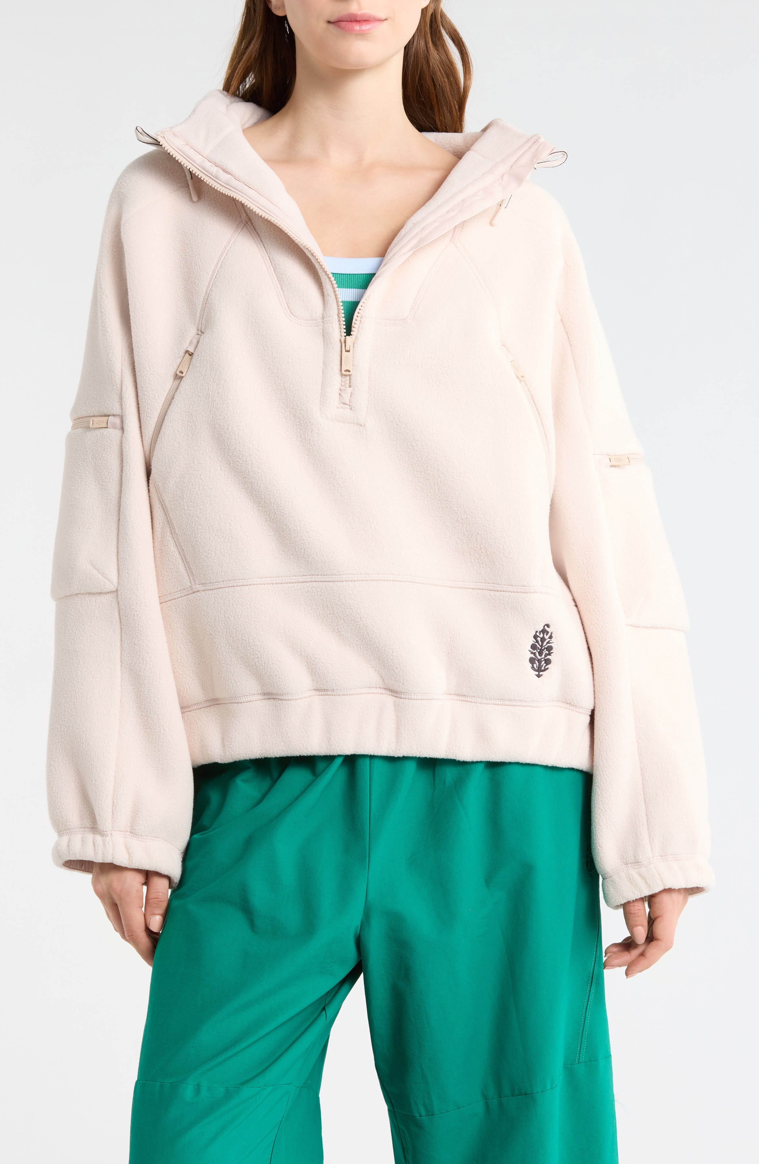 FP Movement by Free People Wild And Free Fleece Pullover