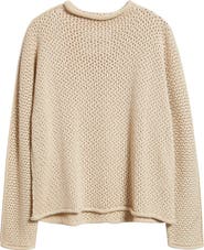Frank & Eileen Monterey Open Stitch Cotton Sweater