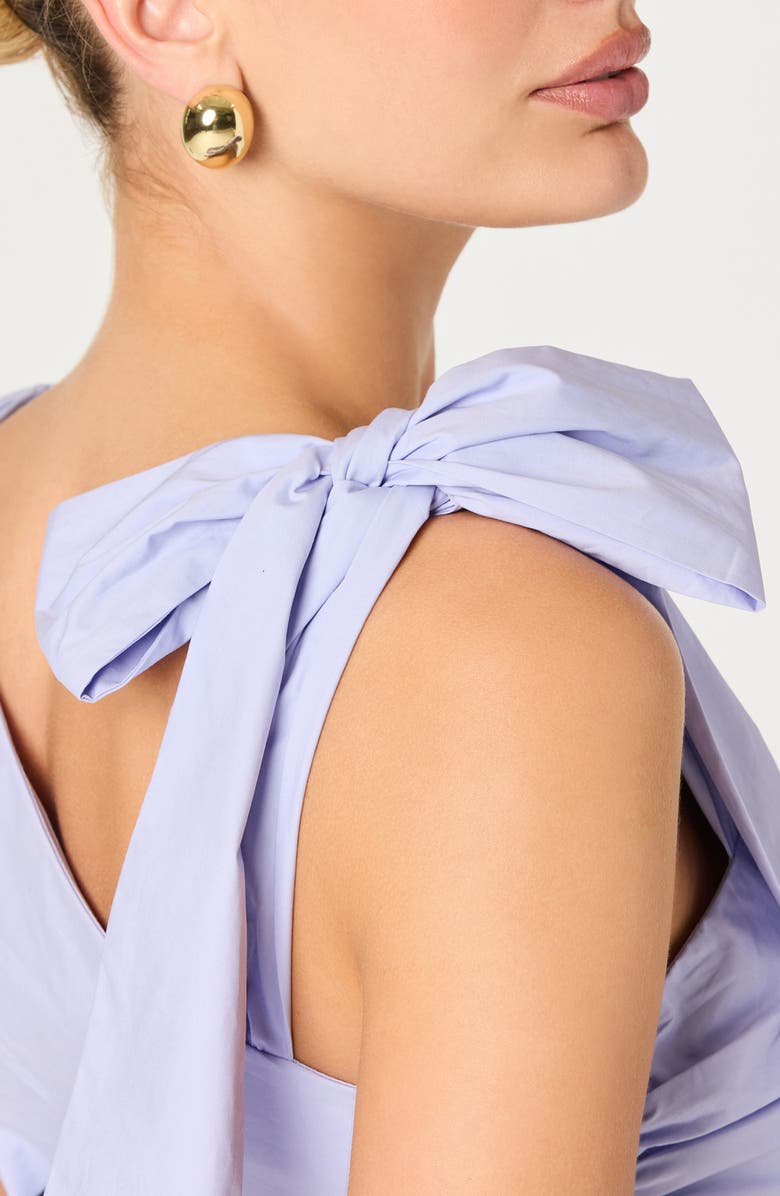 ASTR the Label Azriel Asymmetric A-Line Dress, Alternate, color, Blue