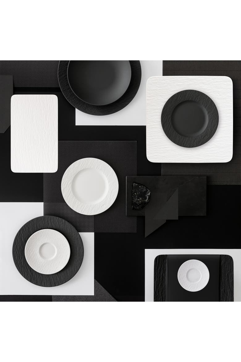 Manufacture Rock blanc Salad Plate, Alternate, color, white