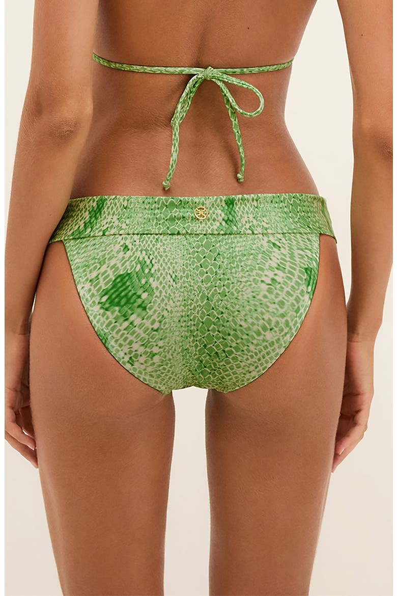 Scandal Firenza Bia Tube Bikini Bottoms, Alternate, color, GREEN MULTI