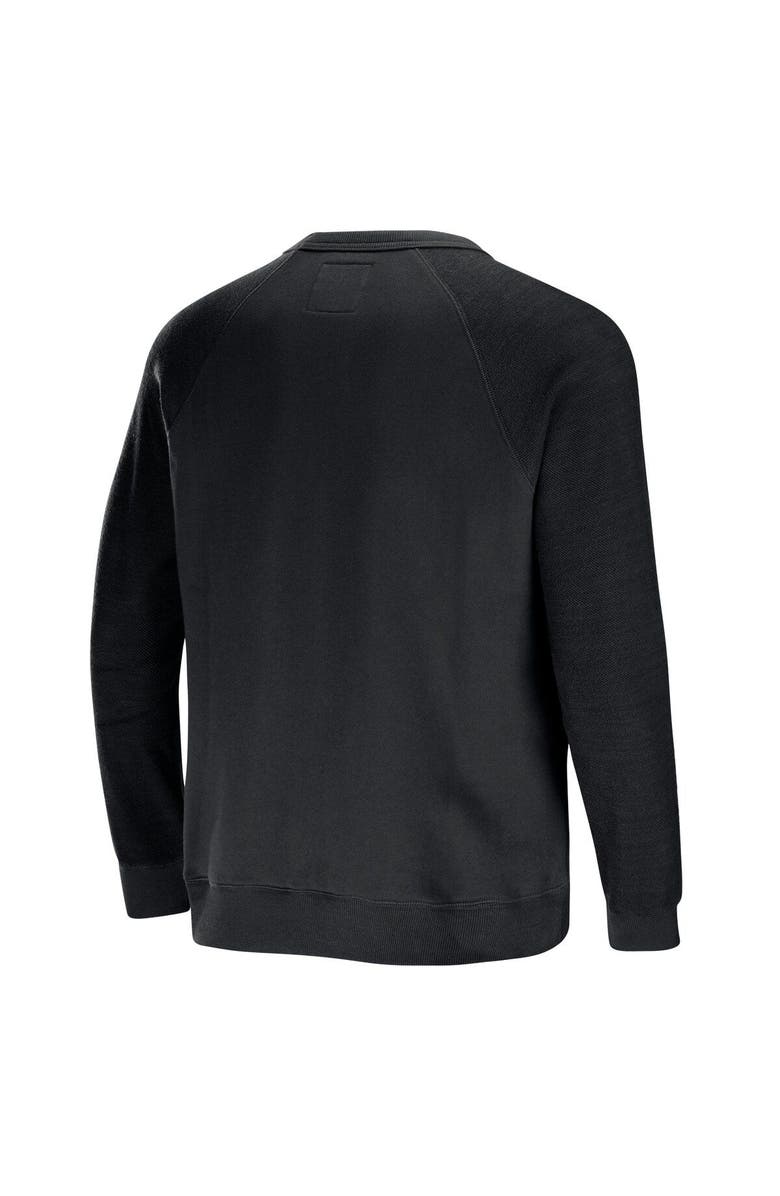 NFL X DARIUS RUCKER Men's NFL x Darius Rucker Collection by Fanatics  Black Las Vegas Raiders Distressed Lightweight Pullover Sweatshirt, Alternate, color, 