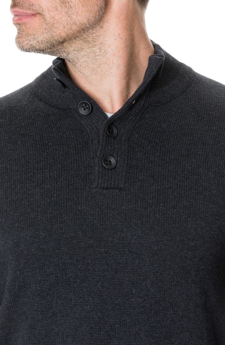 Rodd & Gunn Kent Terrace Quarter Button Sweater, Alternate, color,