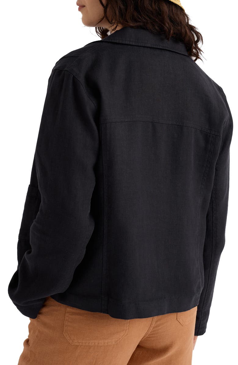 Seasalt Cornwall Arame Linen Jacket, Alternate, color, Inkwell