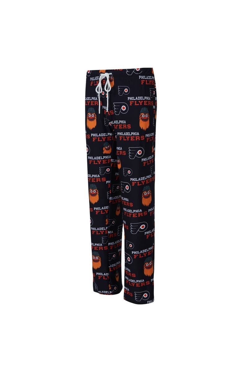 CONCEPTS SPORT Women's Concepts Sport Black Philadelphia Flyers Zest Allover Print Knit Pants, Alternate, color, Black